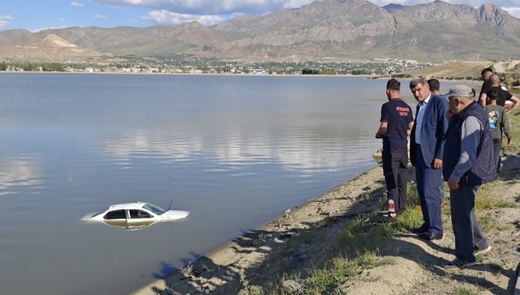 Van’da gölete uçan arabadaki 2 kişi yaralandı