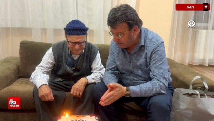 Van’da hayatında birinci defa doğum gününü 100 yaşında kutladı