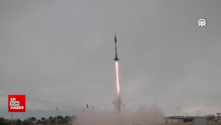 Yerli ve ulusal hibrit roket sistemi 200 kilometre irtifayı geçerek rekor kırdı