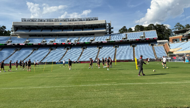 A Ulusal Grup, Meksika maçı öncesi Chapel Hill’de alana çıktı