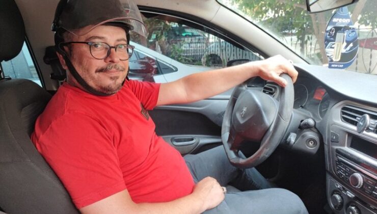 Adana’da araba şoförüne kask cezası şoku