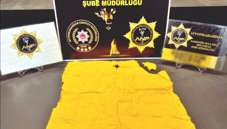 Afyonkarahisar’da otobüste uyuşturucu ele geçirildi