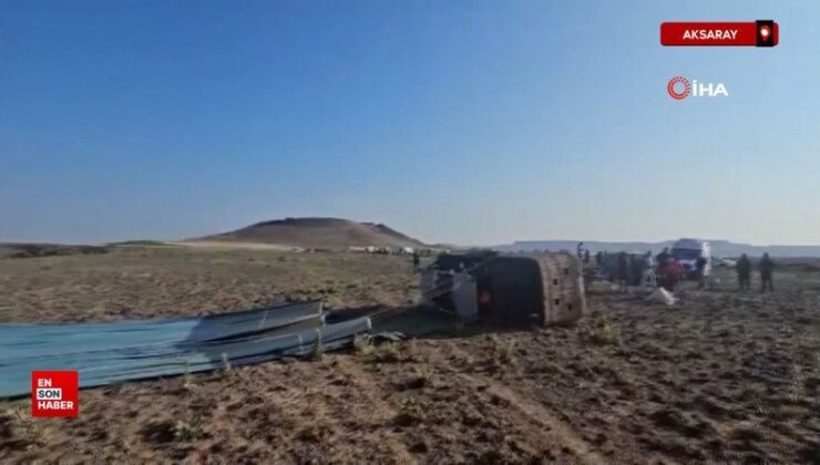 Aksaray’da 2 tane sıcak hava balonu düştü