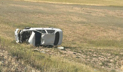 Aksaray’da düğün yolunda kaza