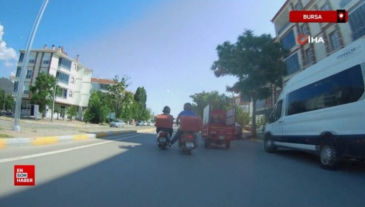 Aksaray’da kuryelerin tehlikeli seyahati