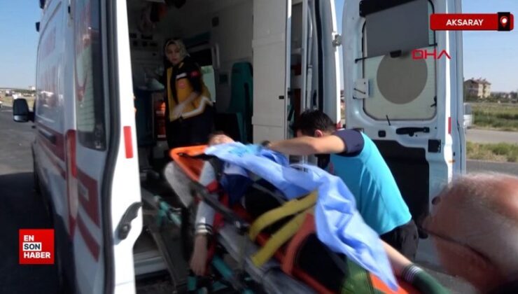 Aksaray’da YKS’ye giderken kaza