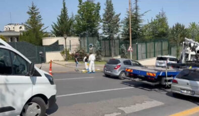 Ankara’da Çankaya Köşkü yakınlarında hareketli anlar