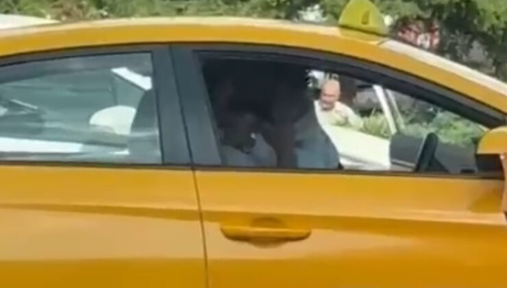 Ankara’da trafikte tartıştığı taksi sürücüsünü yumrukladı