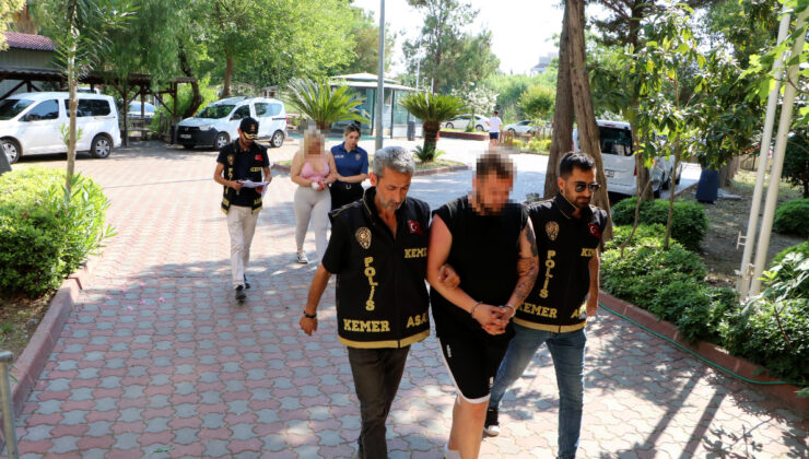 Antalya’da 18 yaşından küçük 3 kişiyi, cinsel münasebet mazeretiyle dolandırıp darbettiler