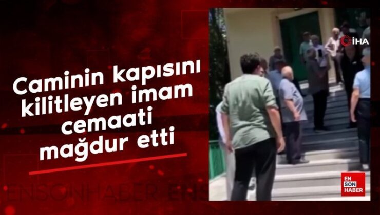 Ataşehir’de caminin kapısını kilitleyen imam, cemaati mağdur etti