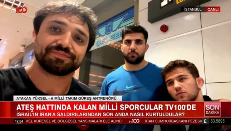 Ateş çizgisinde kalan ulusal sportmenler tv100’de: Son anda kurtuldular