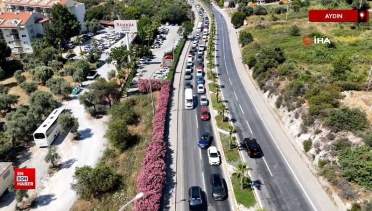 Aydın Kuşadası, Kurban Bayramı’nda tatilcilerle dolup taştı