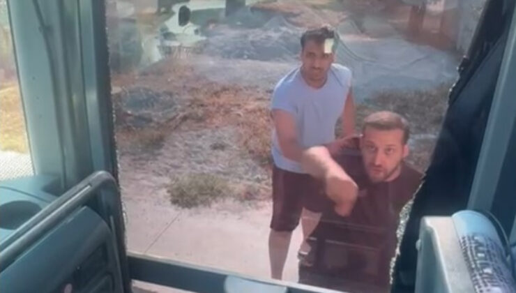 Aydın’da tıp otobüsüne taarruzda bulunan 4 şüpheliye gözaltı