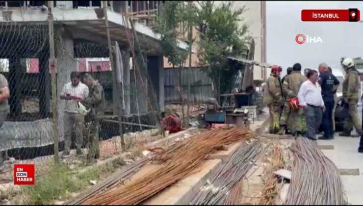 Başakşehir’de inşaatta duvar emekçinin üzerine devrildi