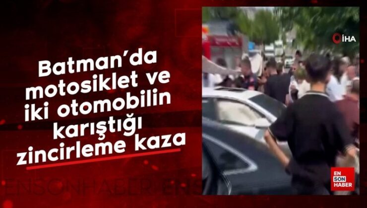 Batman’da zincirleme kaza