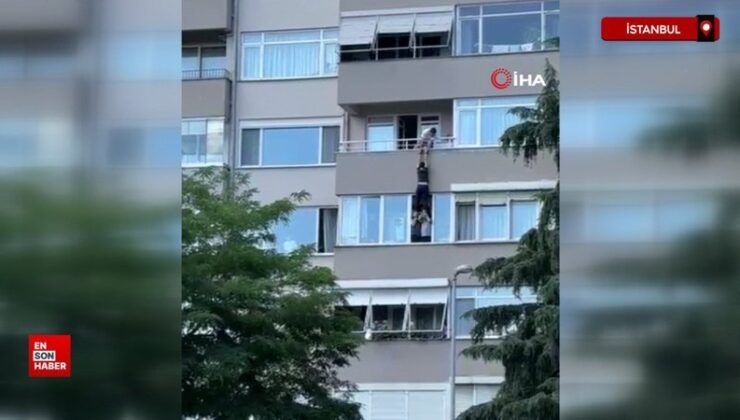 Beşiktaş’ta intihar teşebbüsünde bulunan bayanı komşuları son anda kurtardı