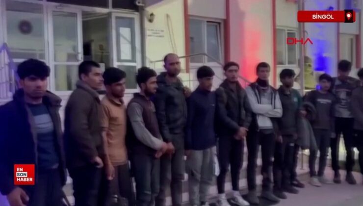 Bingöl’de 14 kaçak göçmen yakalandı, 2 organizatör tutuklandı