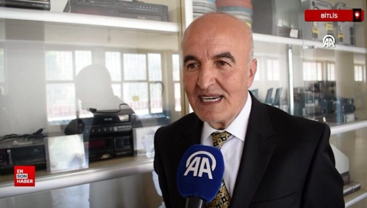 Bitlis’te 37 yıllık öğretmen, öğrencileriyle aynı okulda misyon yapıyor