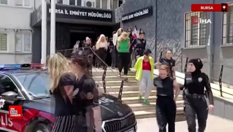 Bursa’da 10 masaj salonuna operasyon düzenlendi