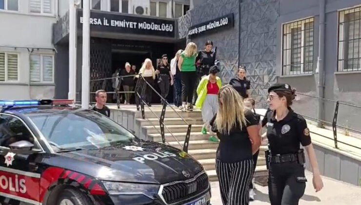 Bursa’da fuhuş yapan masaj salonlarına baskın