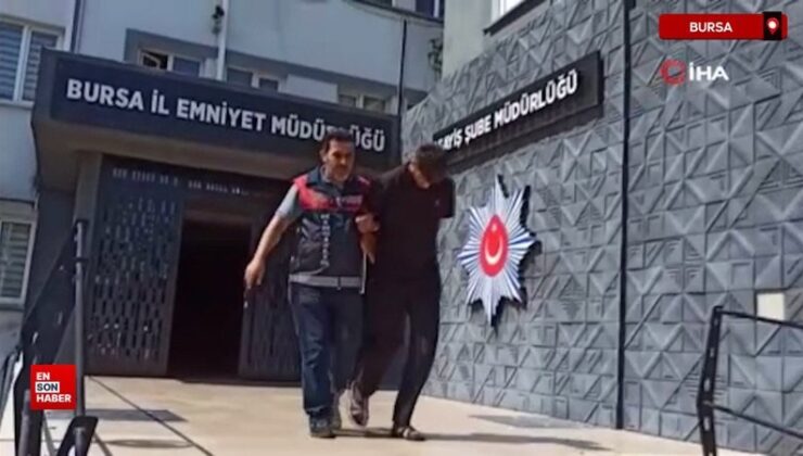 Bursa’da kucakladığı televizyonu bu türlü çaldı