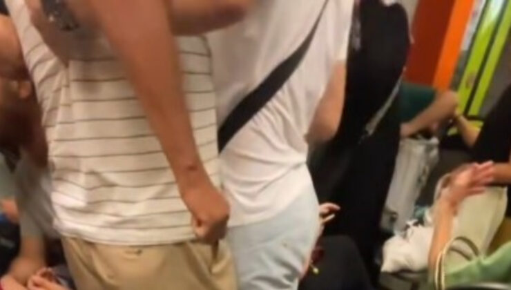 Bursa’da metroda arbede: Süslenmiş gelmiş buraya