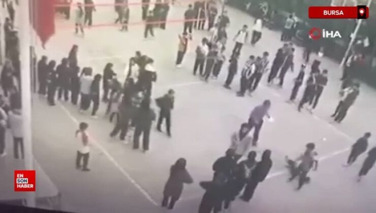 Bursa’da öğretmenden öğrenciye su sıçrattın dayağı