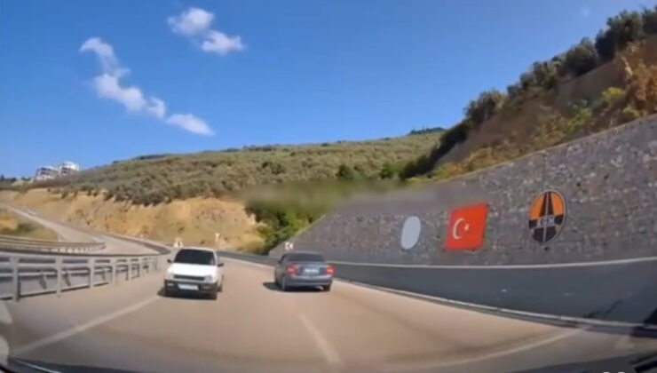 Bursa’da otobanda aykırı istikamette ilerledi