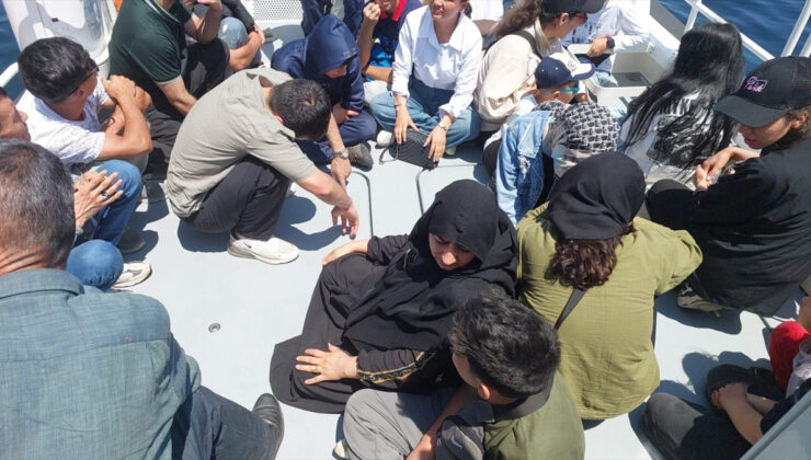 Çanakkale açıklarında 51 kaçak göçmen yakalandı