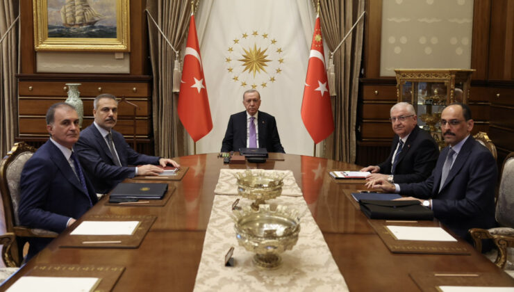 Cumhurbaşkanı Erdoğan başkanlığında güvenlik tepesi