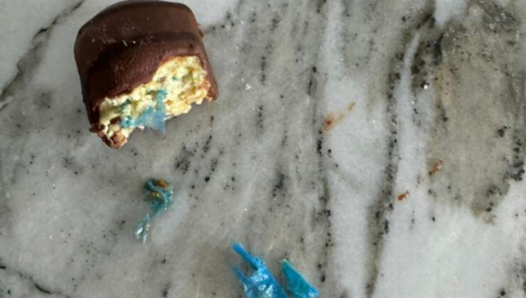 Diyarbakır’da Dubai çikolatasının içinden çıkanlar şoke etti