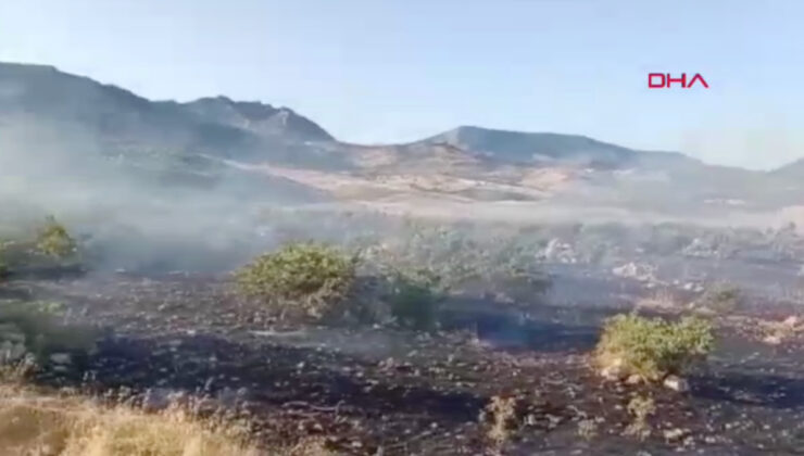 Diyarbakır’da örtü yangını paniği