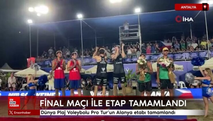 Dünya Plaj Voleybolu Pro Cins’in Alanya etabı tamamlandı