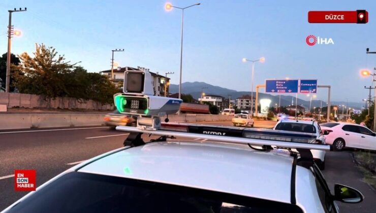 Düzce’de şoförler en çok sürat ihlalinden ceza yedi