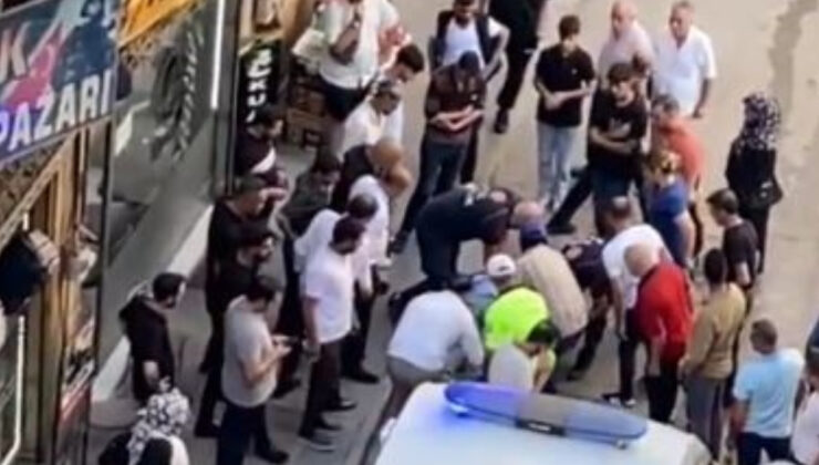 Elazığ’da sokak ortasında kriz geçirdi