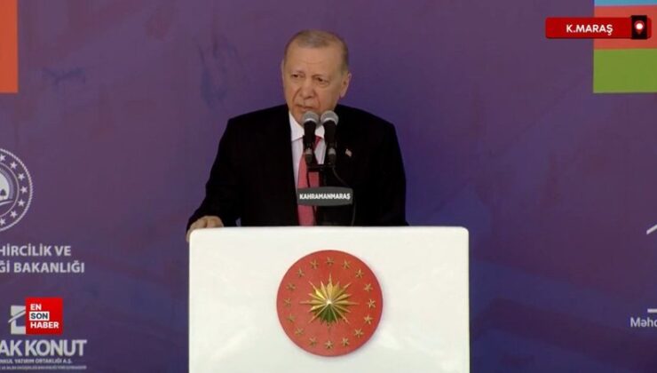 Erdoğan: Avrupa ülkesi büyüklüğündeki bir alanı inşa ettik