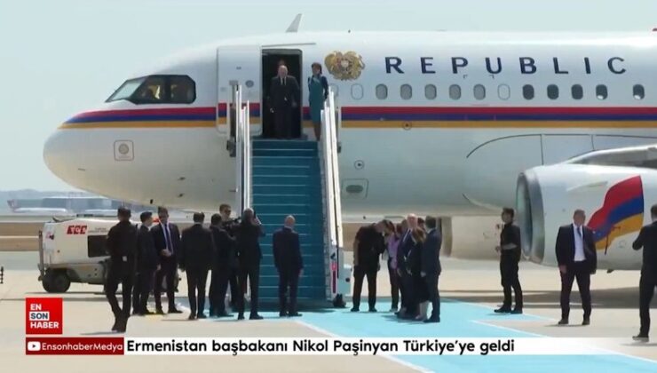 Ermenistan başbakanı Nikol Paşinyan Türkiye’ye geldi