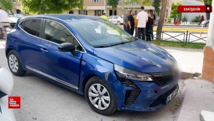 Eskişehir’de alkollü bayan şoförün aracı tatlıcıya daldı