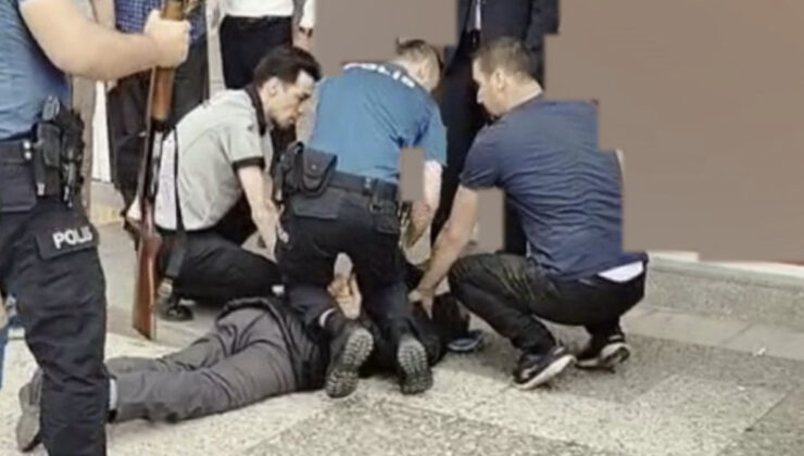 Eskişehir’de kredi verilmeyince pompalı tüfekle bankayı bastı