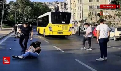 Eyüpsultan’da birebir yerde iki İETT otobüsü kazası