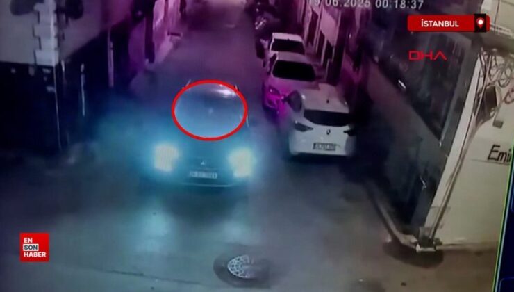 Fatih’te arabadaki cinayet güvenlik kamerasında