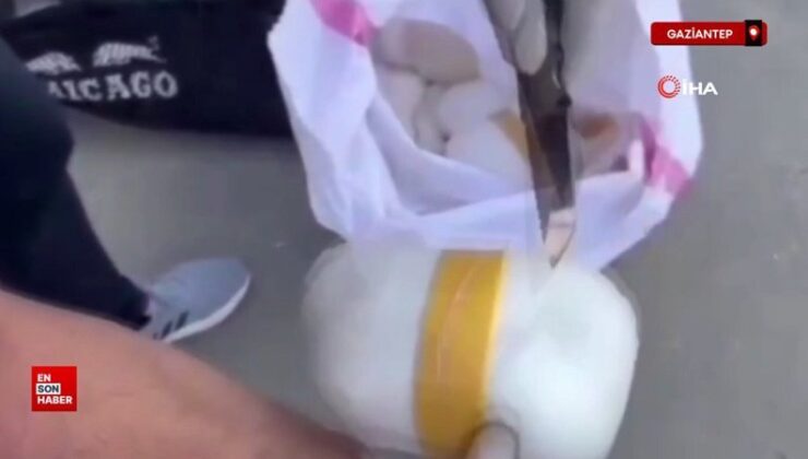 Gaziantep’te 58 kilo metamfetamin ele geçirildi