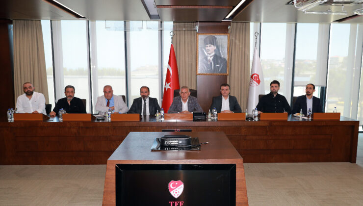 İbrahim Hacıosmanoğlu, TFF 2’nci Lig kulüp liderleri ile bir ortaya geldi