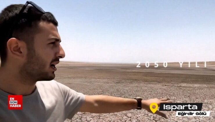 İbrahim Yumaklı paylaştı: Burası bir vakitler Eğirdir Gölü’ydü dememek için