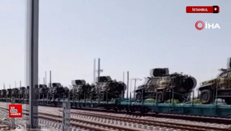 İhraç edilen zırhlı muharebe araçları Marmaray sınırı ile Avrupa’ya gönderiliyor