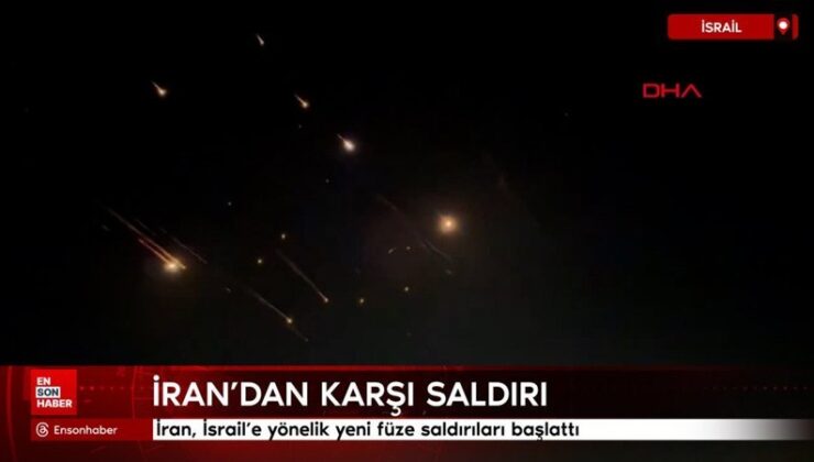İran’dan İsrail’e yeni füze atakları başlatıldı