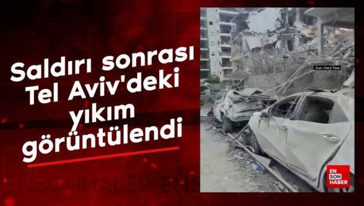 İran’ın füze hücumları sonrası Tel Aviv’deki yıkım görüntülendi