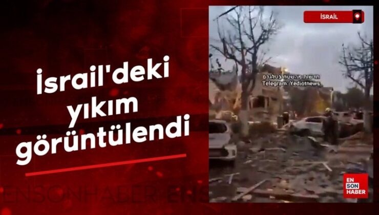 İran’ın vurduğu İsrail’deki yıkım görüntülendi