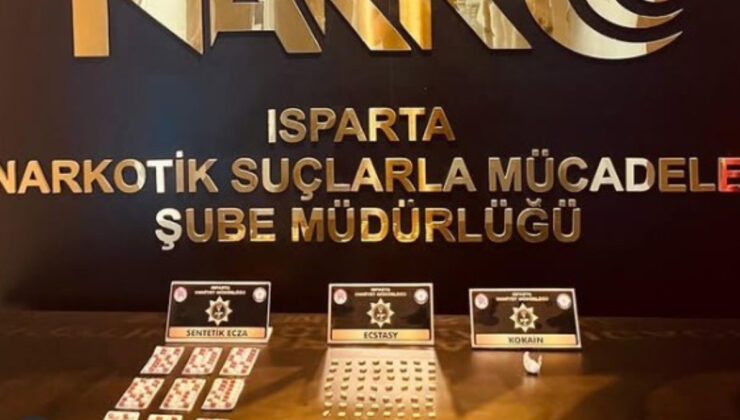 Isparta’da uyuşturucu operasyonlarında 1 kişi tutuklandı