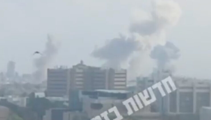 İsrail güne İran füzeleri ile uyandı: Tel Aviv’de bir bina isabet aldı